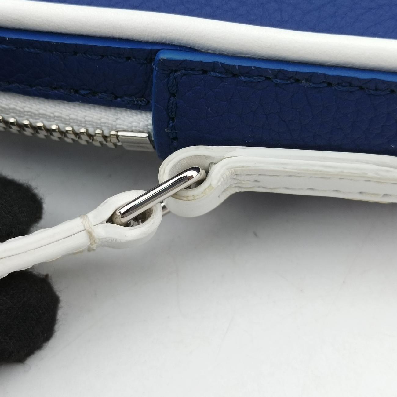 EVERYDAY LV DANUBE PPM Blue × white Leather M45893 IC chipエブリデイLV ダヌーヴ PPM 2021AW ブルー × ホワイト レザー M45893 ＩＣチップ