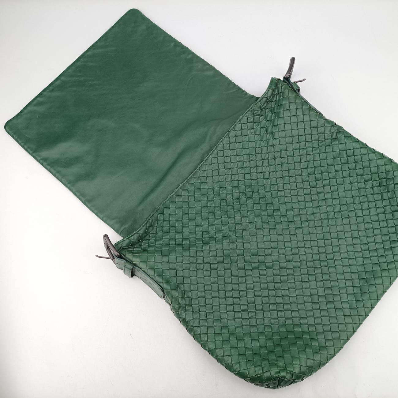 Intrecciato Green lambskin  B00654712Vイントレチャート グリーン ラムスキン  B00654712V