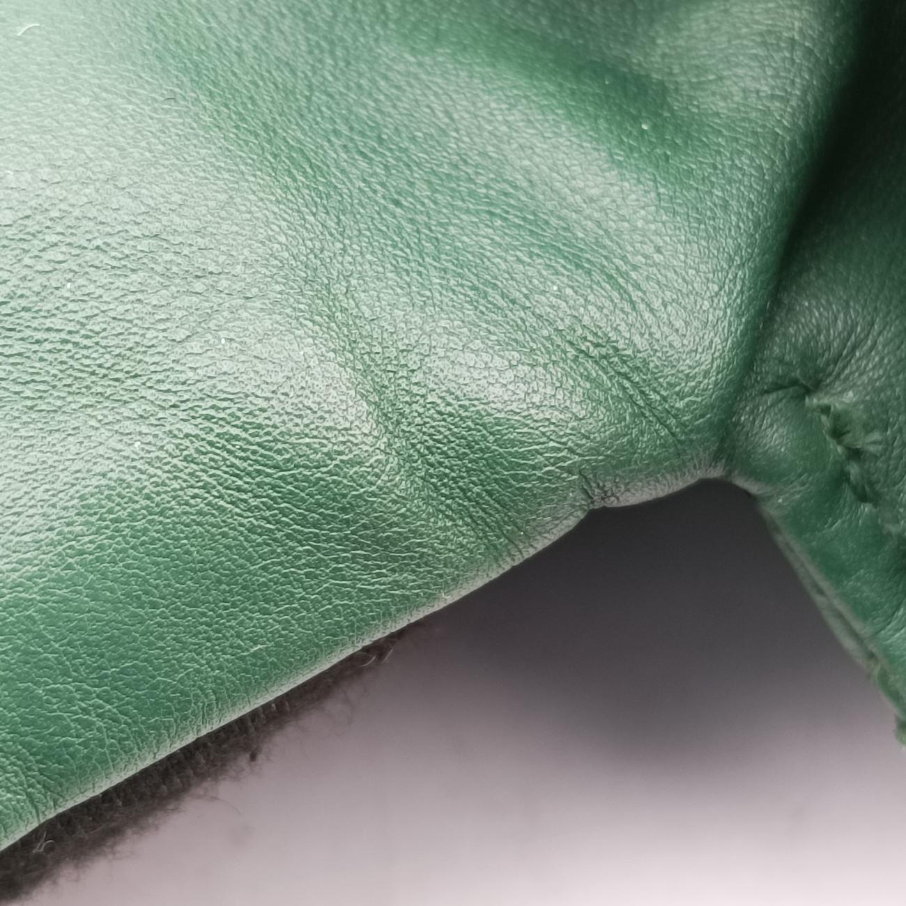 Intrecciato Green lambskin  B00654712Vイントレチャート グリーン ラムスキン  B00654712V