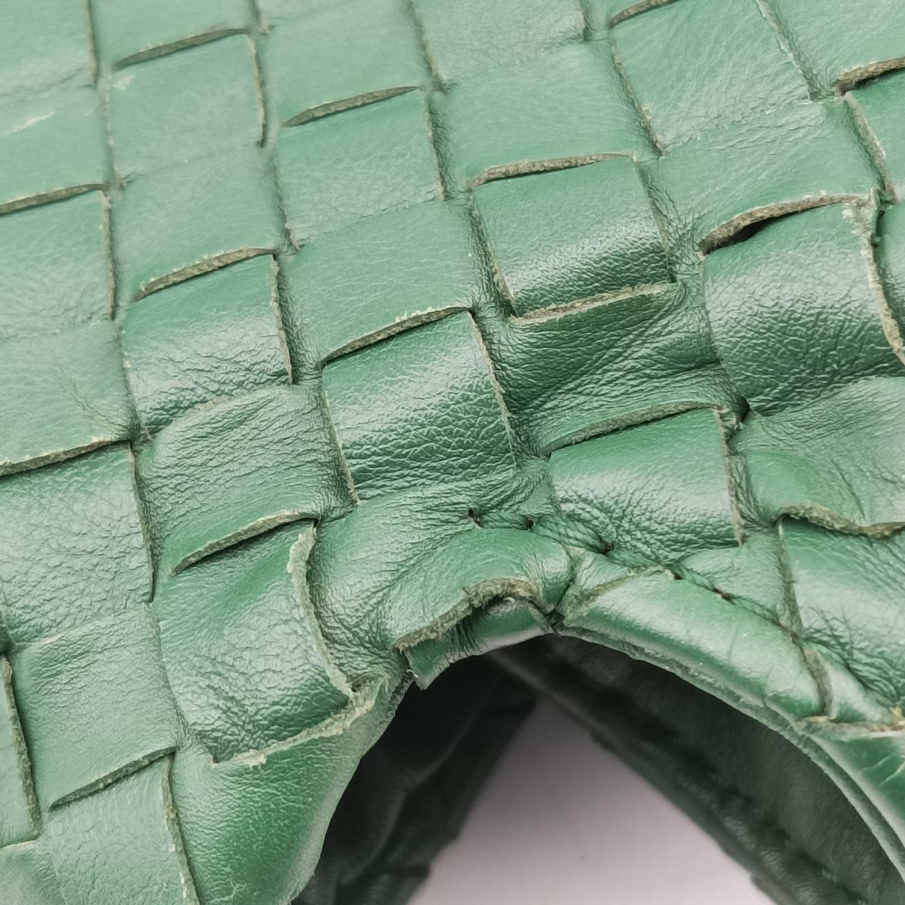 Intrecciato Green lambskin  B00654712Vイントレチャート グリーン ラムスキン  B00654712V