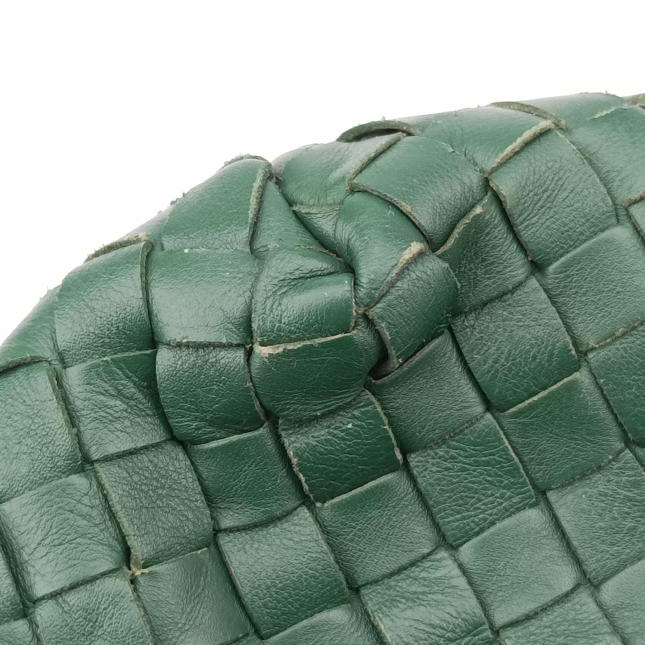 Intrecciato Green lambskin  B00654712Vイントレチャート グリーン ラムスキン  B00654712V