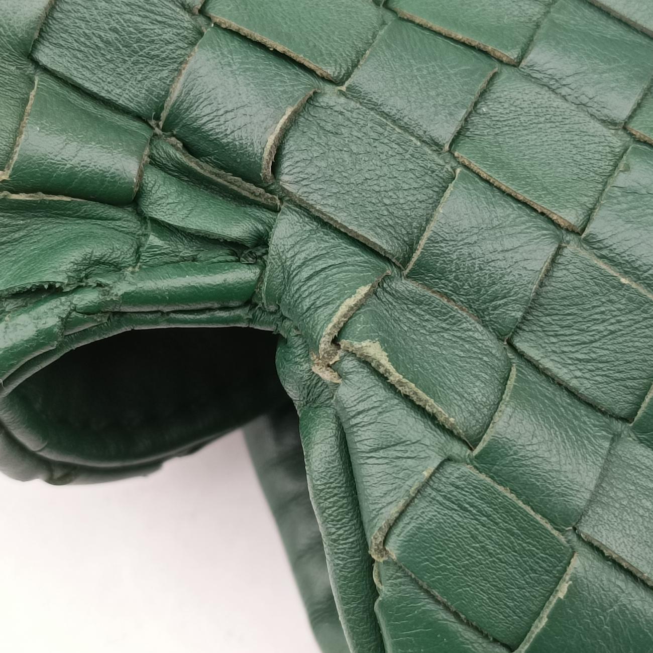 Intrecciato Green lambskin  B00654712Vイントレチャート グリーン ラムスキン  B00654712V