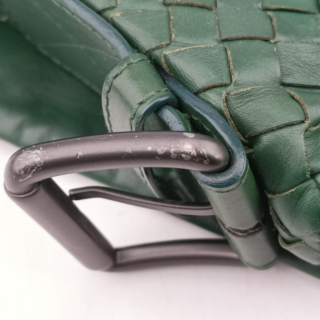 Intrecciato Green lambskin  B00654712Vイントレチャート グリーン ラムスキン  B00654712V