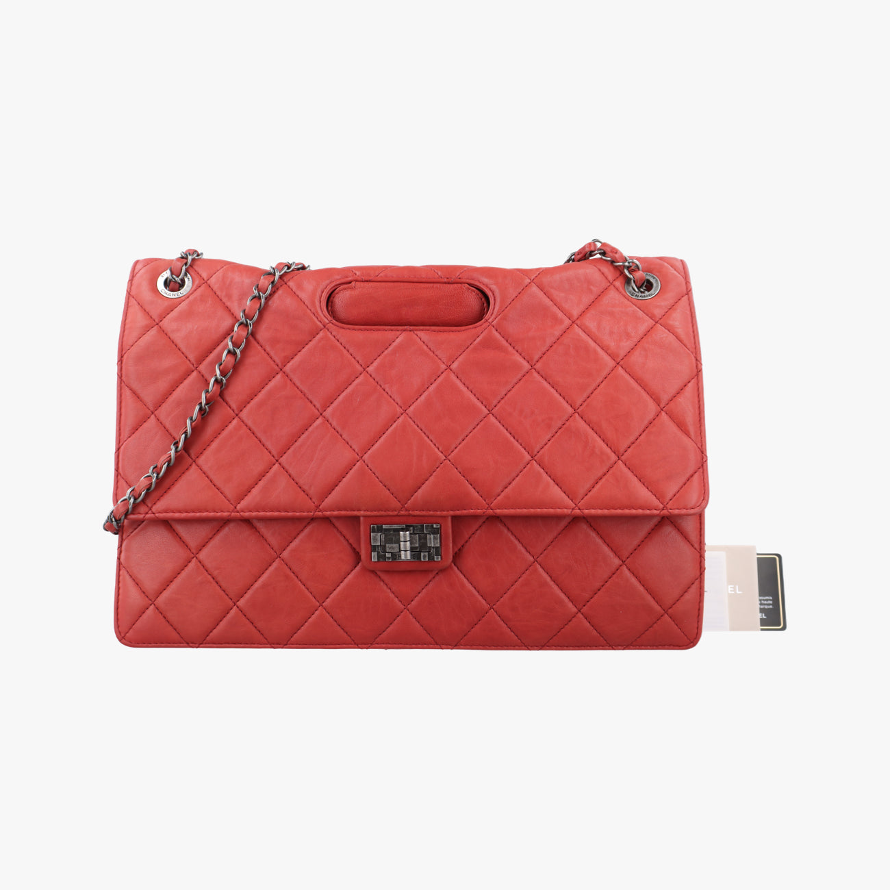 Paris-Byzance Take Away Flap Red lambskin A66739 15501140マトラッセ ターンロック 2.55 レッド ラムスキン A66739 15501140