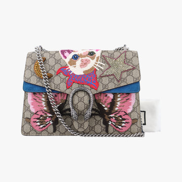 Dionysus Beige×Multicolour PVC coated canvas x suede 403348 A021488455ディオニュソス ベージュ×マルチカラー PVCコーティングキャンバス×スエード 403348 A021488455