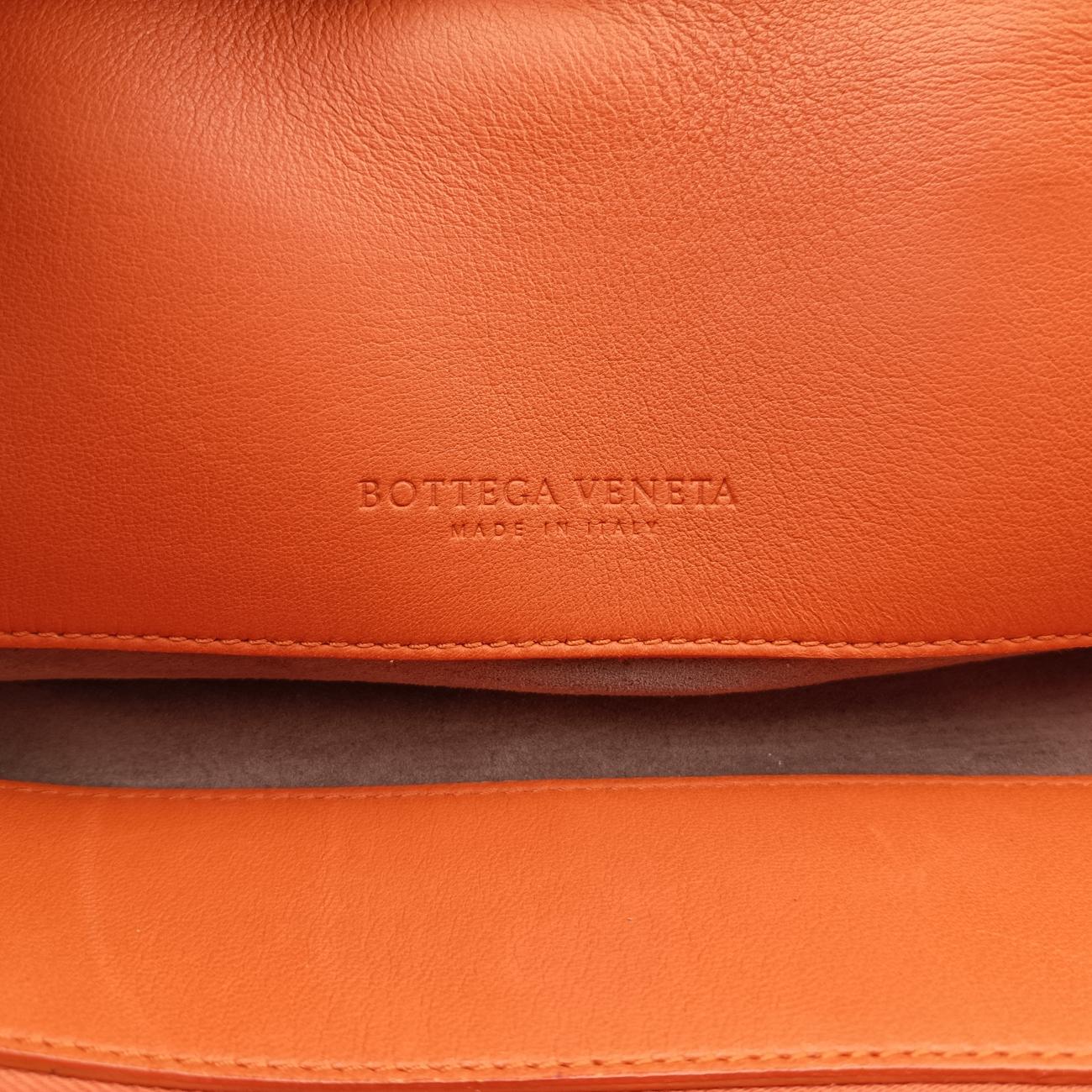 Intrecciato Orange×white lambskin  210615 VIHE1 9583 EPEV 2008 4198 Bイントレチャート オレンジ×ホワイト ラムスキン  210615 VIHE1 9583 EPEV 2008 4198 B
