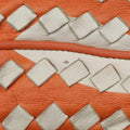 Intrecciato Orange×white lambskin  210615 VIHE1 9583 EPEV 2008 4198 Bイントレチャート オレンジ×ホワイト ラムスキン  210615 VIHE1 9583 EPEV 2008 4198 B