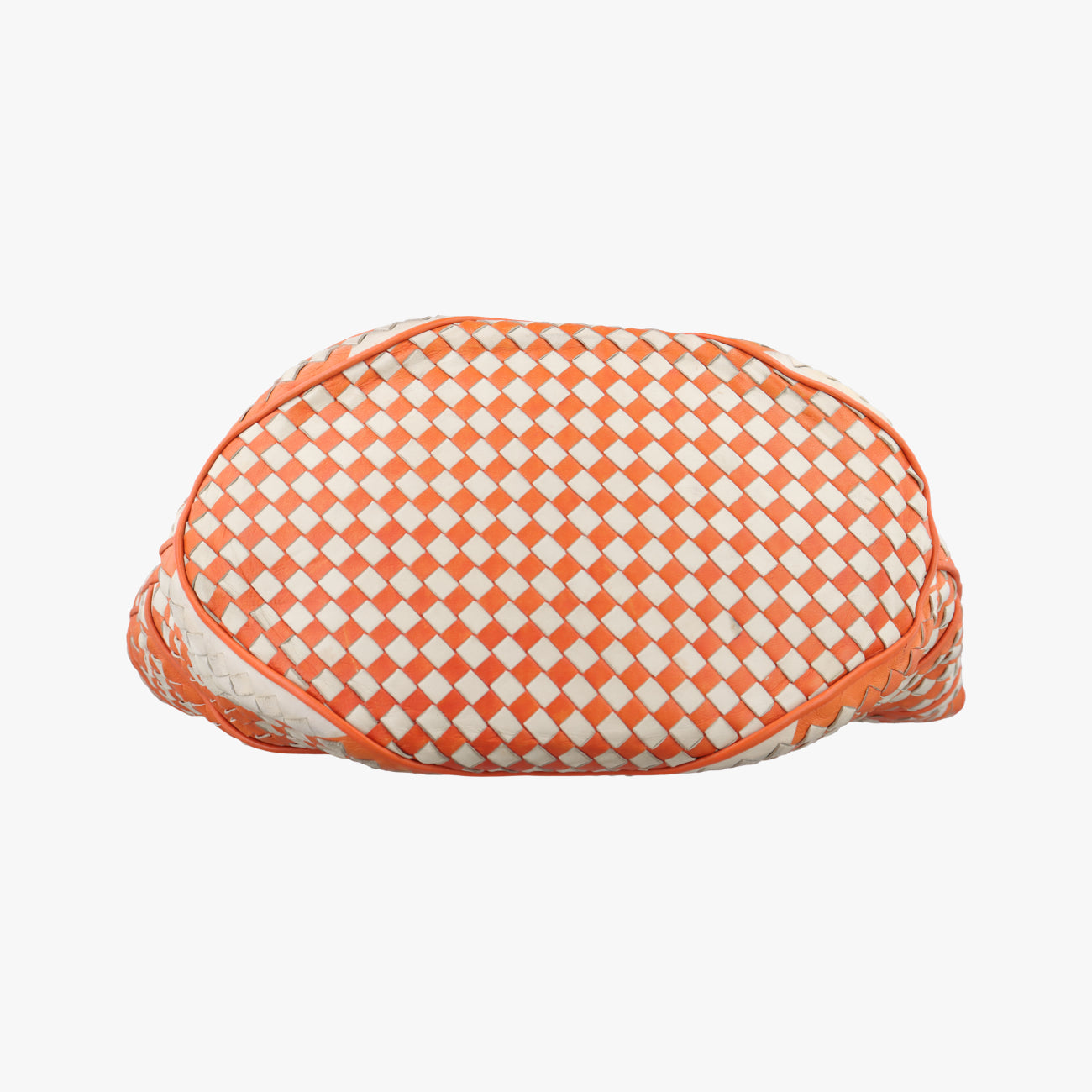 Intrecciato Orange×white lambskin  210615 VIHE1 9583 EPEV 2008 4198 Bイントレチャート オレンジ×ホワイト ラムスキン  210615 VIHE1 9583 EPEV 2008 4198 B