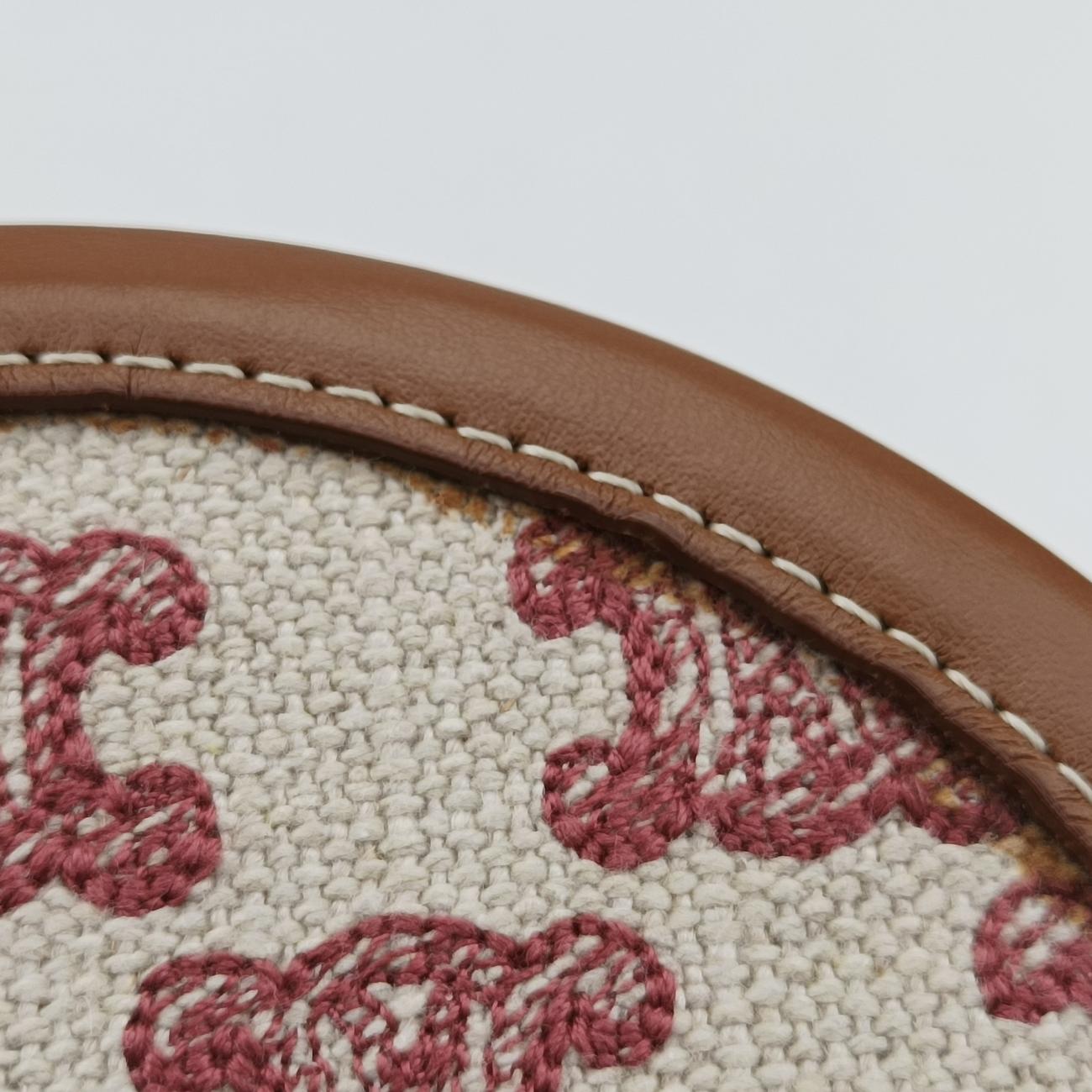Tambour Triomphe Brown×multi Leather × fabric  S-GM-4280タンブール トリオンフ ブラウン×マルチ レザー×ファブリック  S-GM-4280