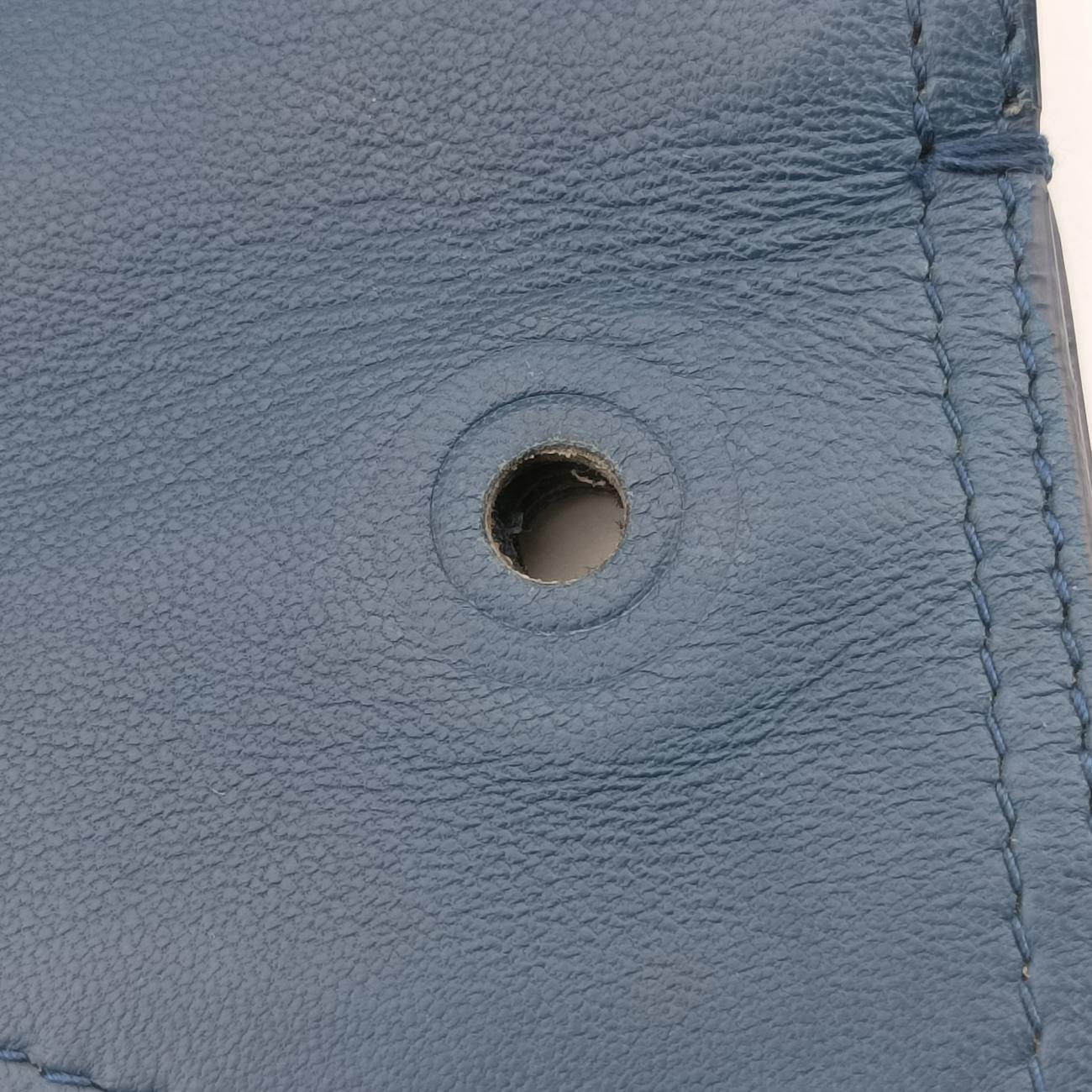 Intrecciato Blue lambskin  B05398110Vイントレチャート ブルー ラムスキン  B05398110V