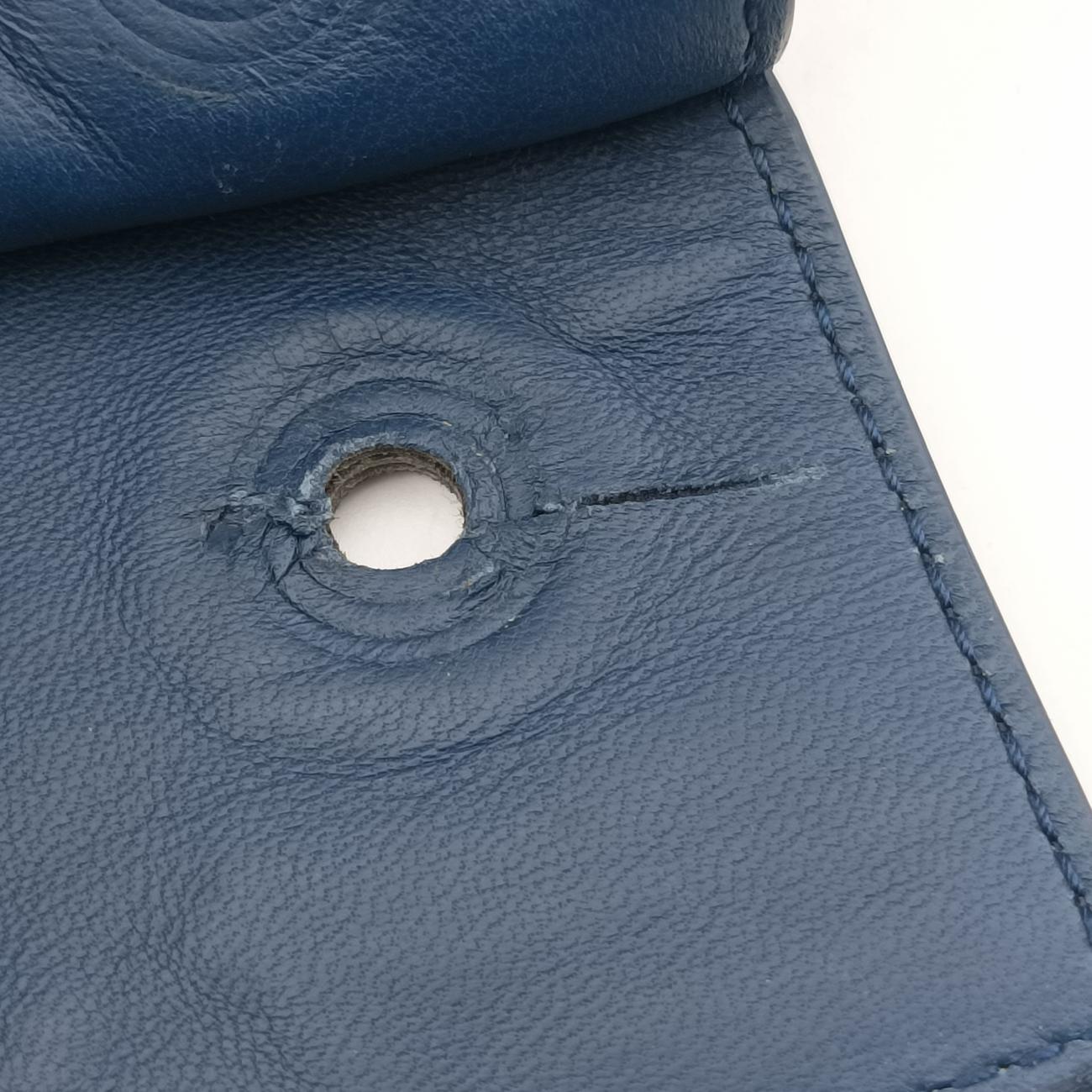 Intrecciato Blue lambskin  B05398110Vイントレチャート ブルー ラムスキン  B05398110V
