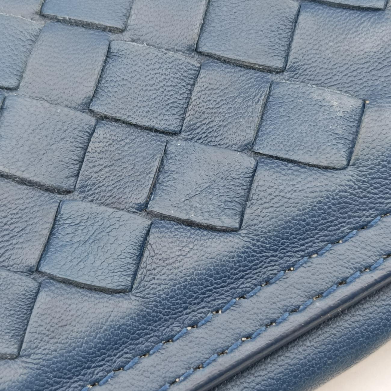 Intrecciato Blue lambskin  B05398110Vイントレチャート ブルー ラムスキン  B05398110V