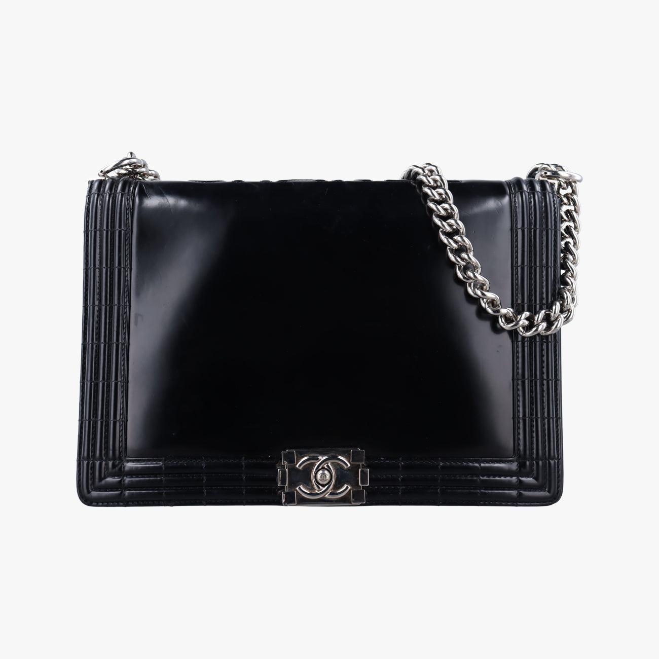 BOY CHANEL Black Patent leather A67021 16165585ボーイシャネル ブラック パテント A67021 16165585