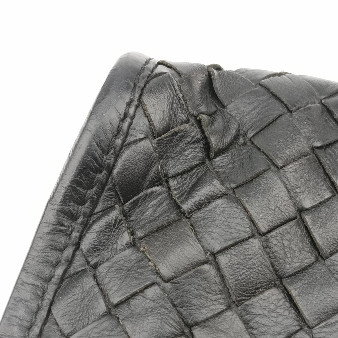 Intrecciato Black lambskin  B00230357Nイントレチャート ブラック ラムスキン  B00230357N