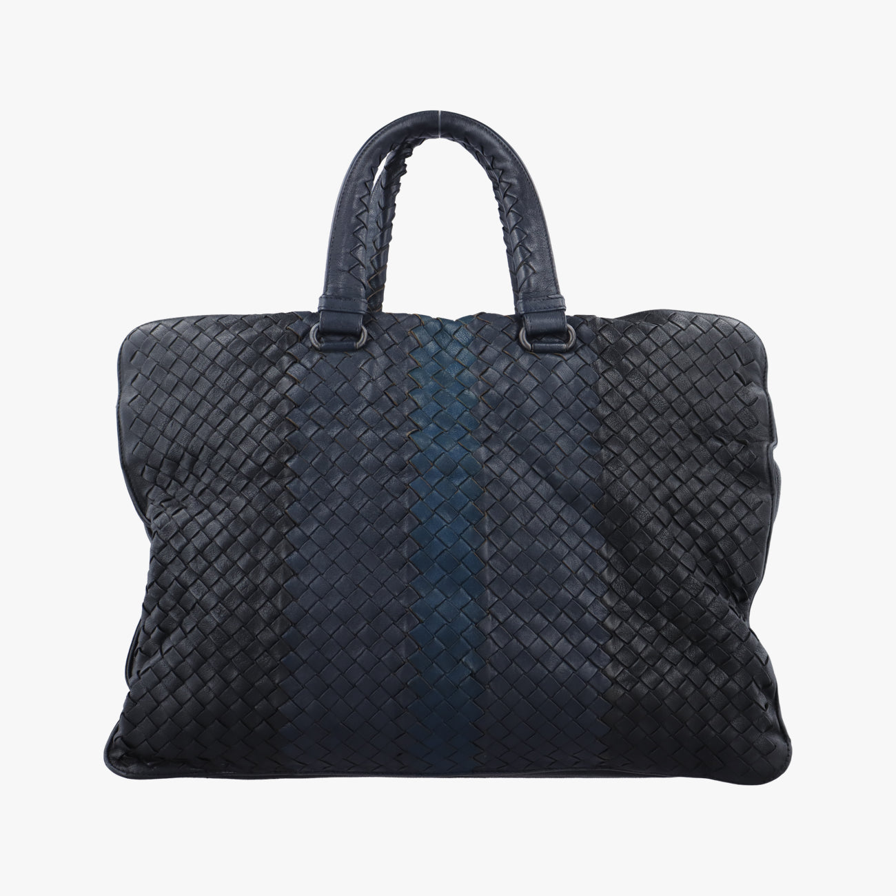 Intrecciato Black×Blue lambskin  B05572037Gイントレチャート ブラック×ブルー ラムスキン  B05572037G