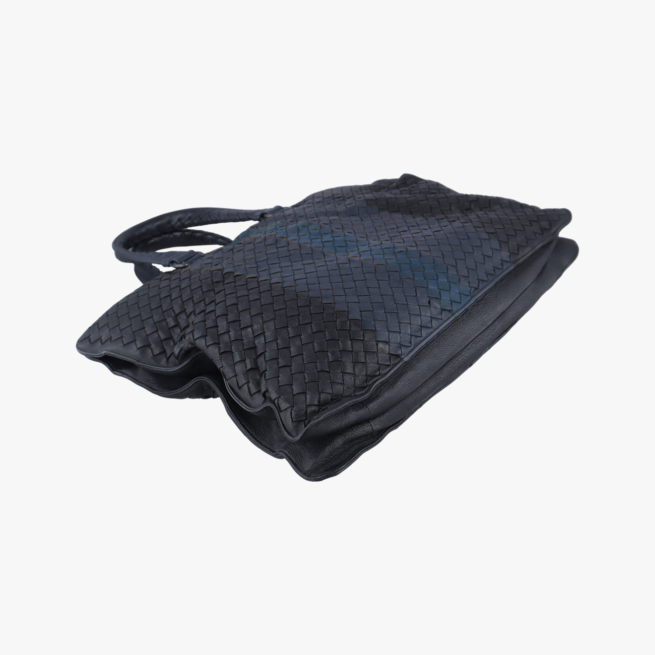 Intrecciato Black×Blue lambskin  B05572037Gイントレチャート ブラック×ブルー ラムスキン  B05572037G