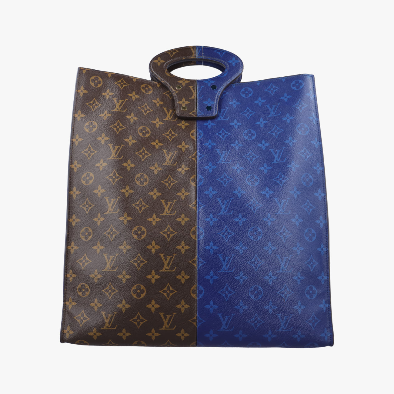Split Tote brown×blue Monogram Pacific M43860 PL4197スプリット トート モノグラム/ブラウン系×ブルー モノグラム パシフィック M43860 PL4197
