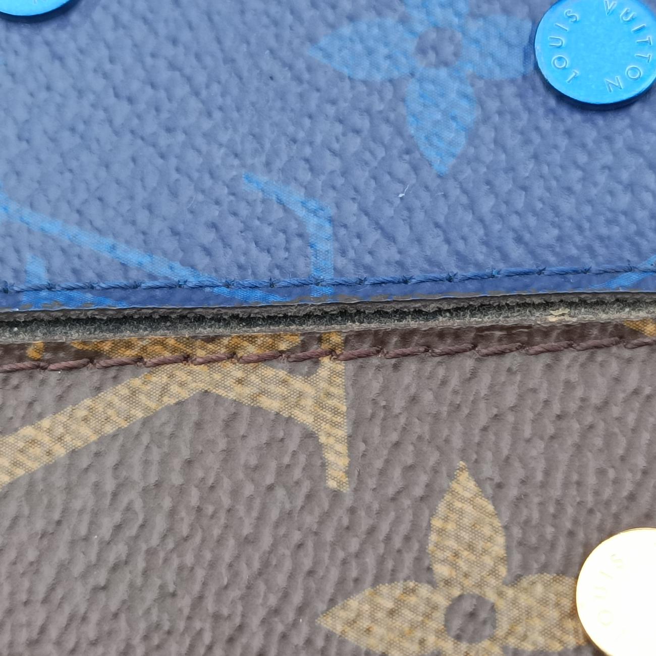 Split Tote brown×blue Monogram Pacific M43860 PL4197スプリット トート モノグラム/ブラウン系×ブルー モノグラム パシフィック M43860 PL4197