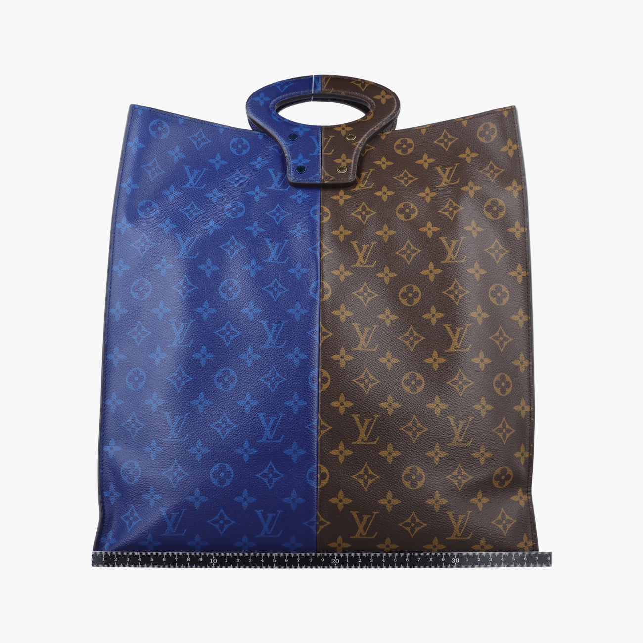 Split Tote brown×blue Monogram Pacific M43860 PL4197スプリット トート モノグラム/ブラウン系×ブルー モノグラム パシフィック M43860 PL4197