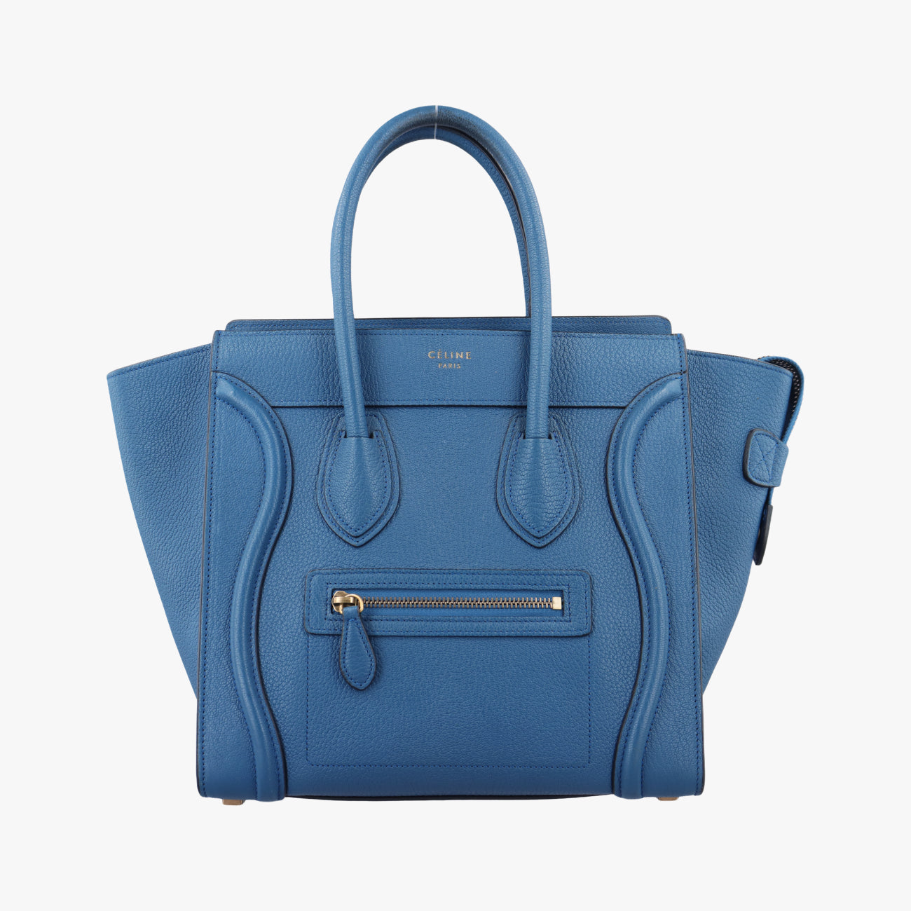 Luggage Micro shopper Blue Leather  S-AT-3175 S-CU-3195ラゲージマイクロショッパー ブルー レザー  S-AT-3175 S-CU-3195