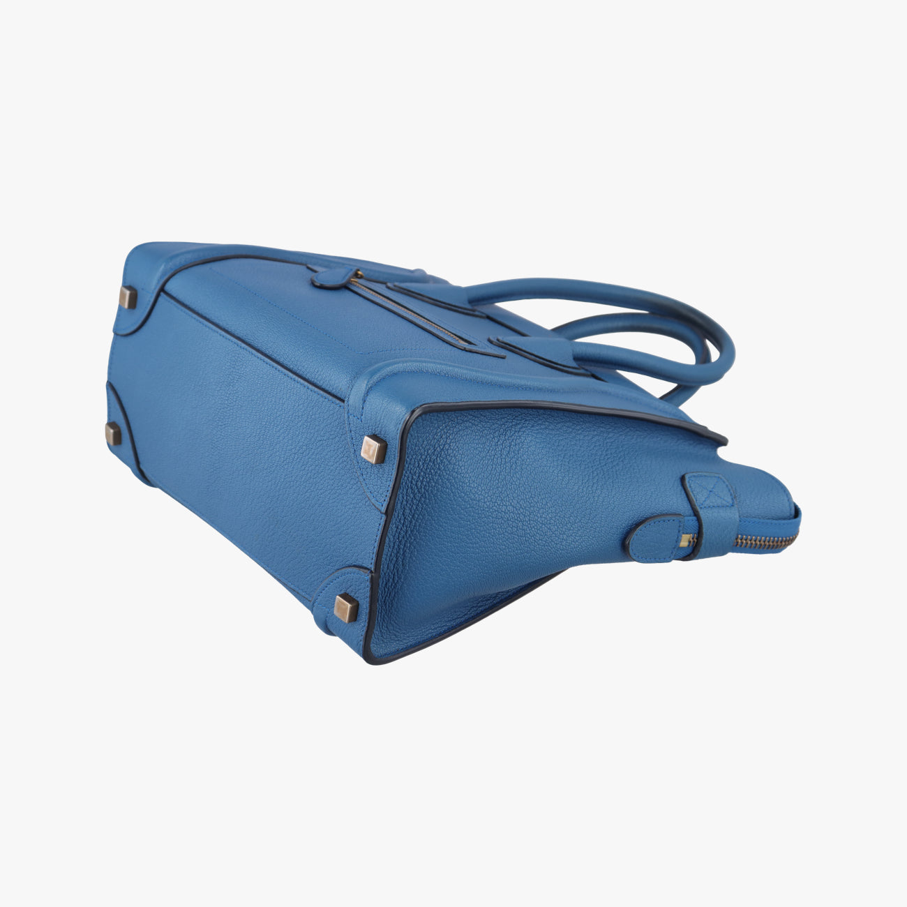 Luggage Micro shopper Blue Leather  S-AT-3175 S-CU-3195ラゲージマイクロショッパー ブルー レザー  S-AT-3175 S-CU-3195