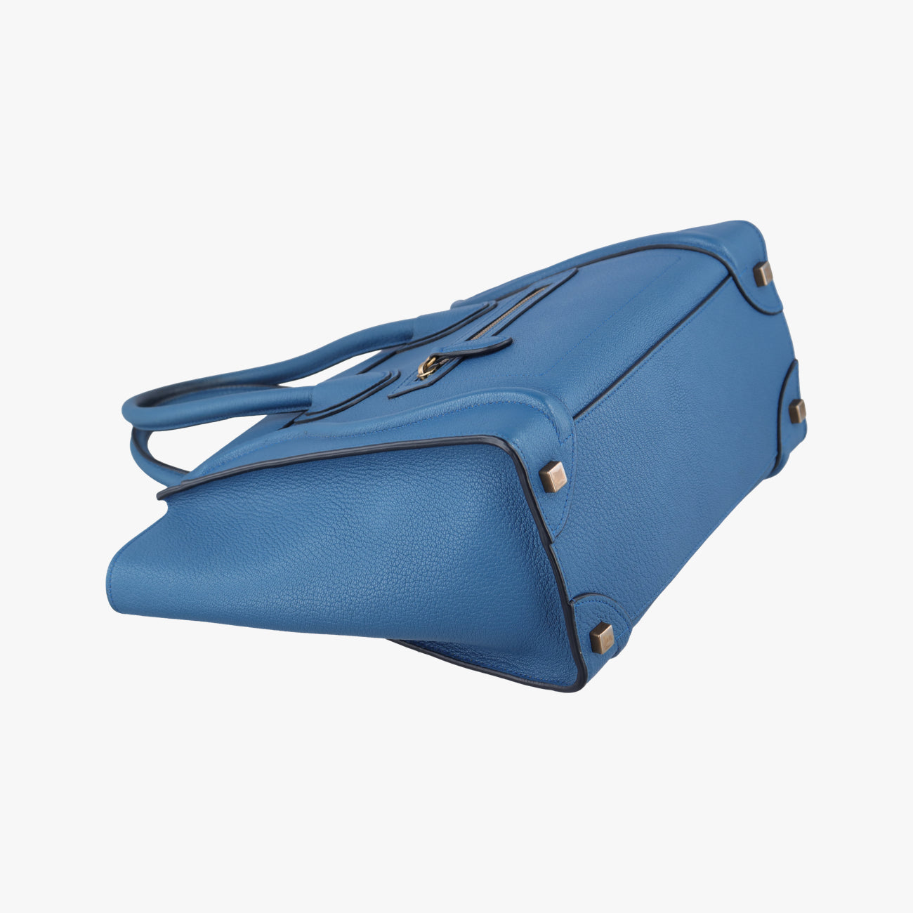 Luggage Micro shopper Blue Leather  S-AT-3175 S-CU-3195ラゲージマイクロショッパー ブルー レザー  S-AT-3175 S-CU-3195