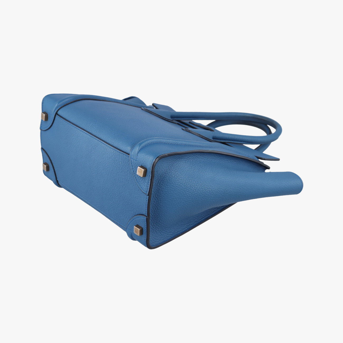 Luggage Micro shopper Blue Leather  S-AT-3175 S-CU-3195ラゲージマイクロショッパー ブルー レザー  S-AT-3175 S-CU-3195