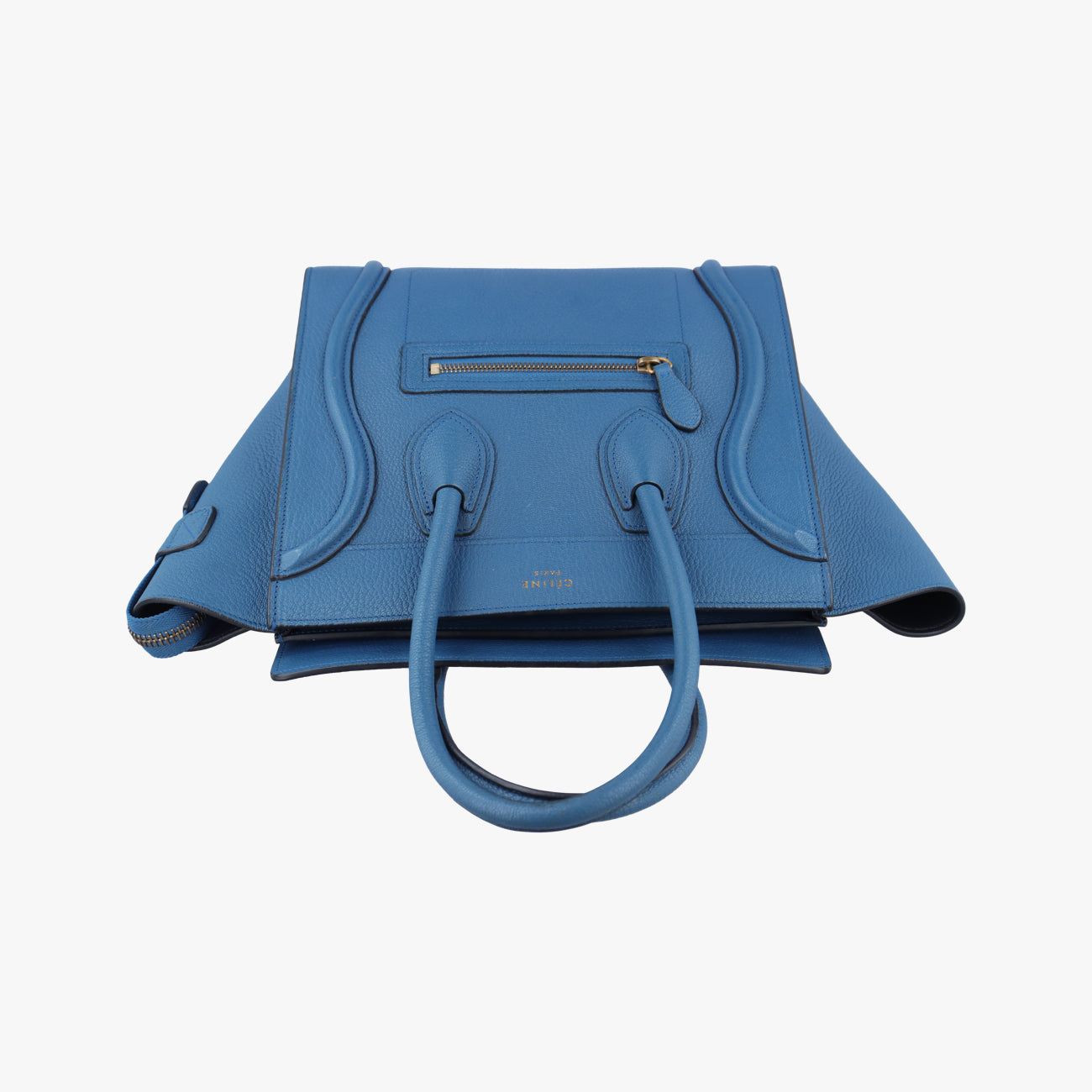 Luggage Micro shopper Blue Leather  S-AT-3175 S-CU-3195ラゲージマイクロショッパー ブルー レザー  S-AT-3175 S-CU-3195