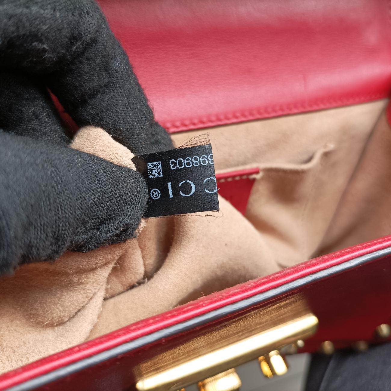 Padlock Red Leather 432182 A020398903パドロック レッド レザー 432182 A020398903