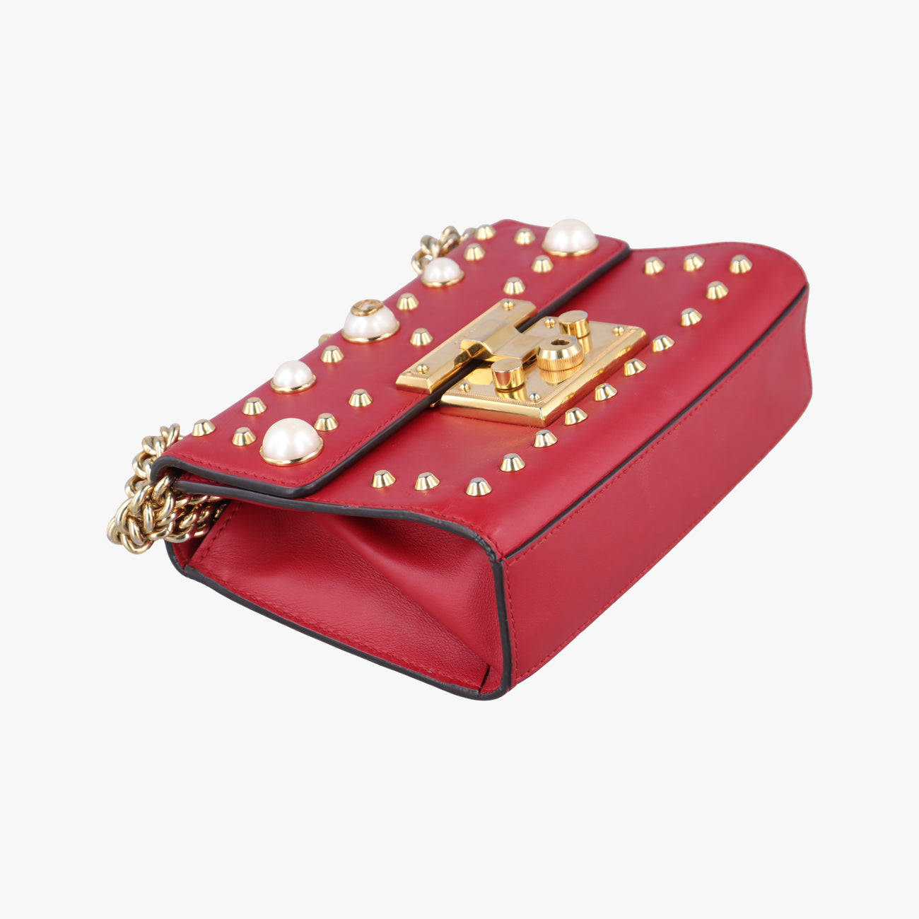 Padlock Red Leather 432182 A020398903パドロック レッド レザー 432182 A020398903