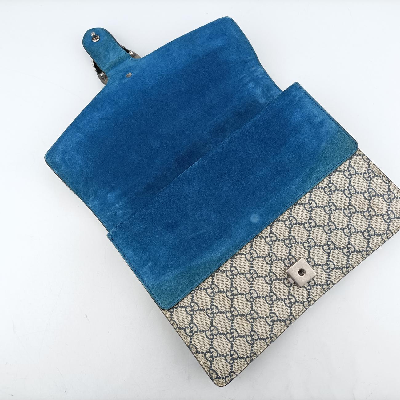 Dionysus beige×blue×multi PVC coated canvas × suede 400235 I021329324ディオニュソス ベージュ×ブルー×マルチ PVCコーティングキャンバス×スエード 400235 I021329324