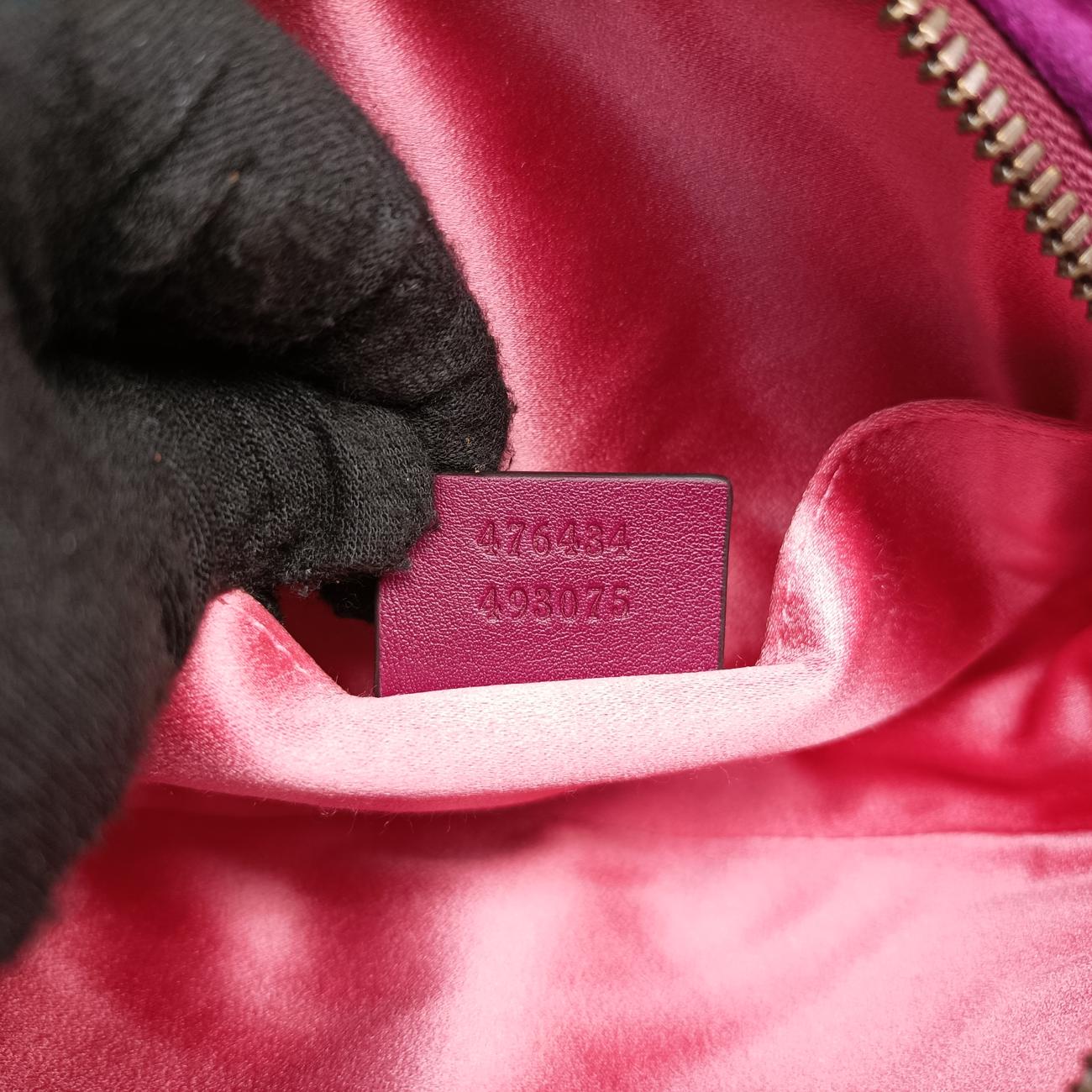 GG Marmont Purple velour 476434 C025316324GGマーモント パープル ベロア 476434 C025316324