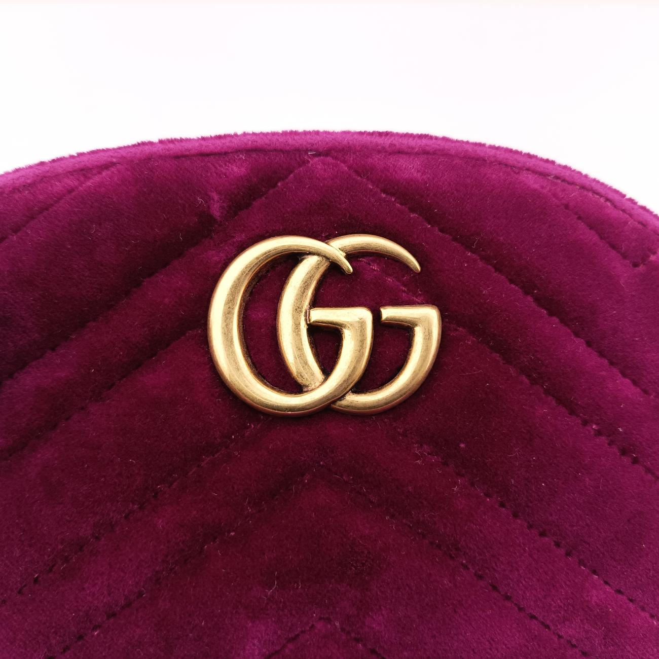 GG Marmont Purple velour 476434 C025316324GGマーモント パープル ベロア 476434 C025316324
