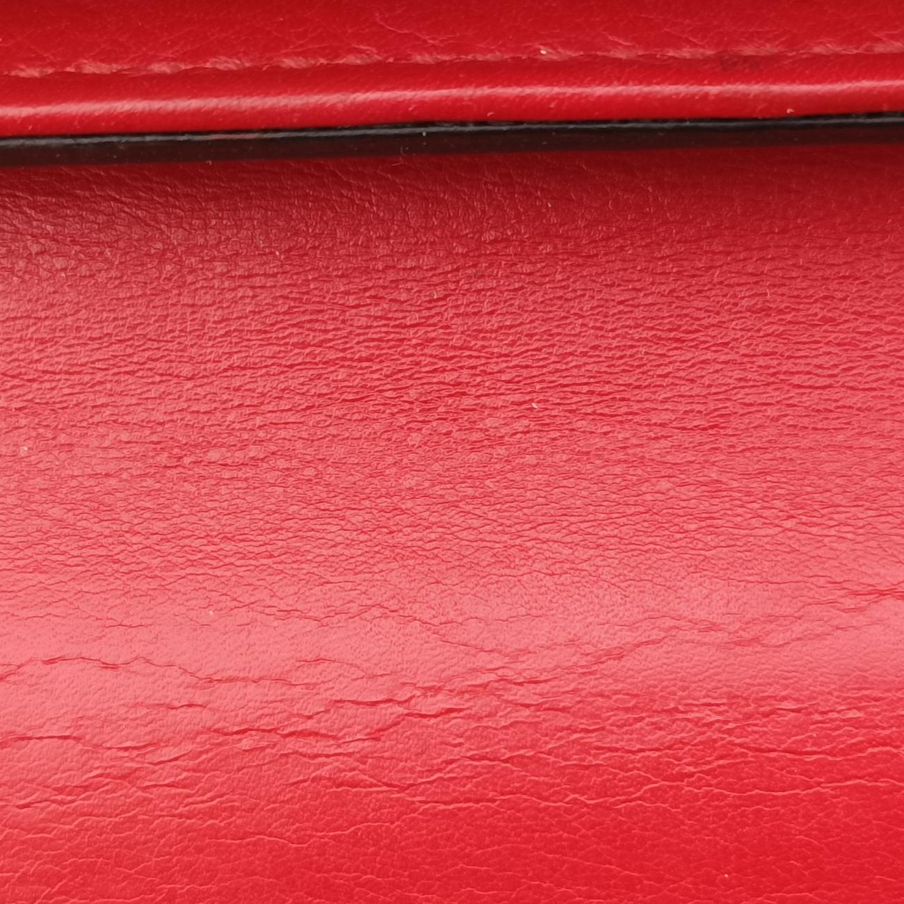 Padlock Red×rose Leather 409487 F019246107パドロック レッド×ローズ レザー 409487 F019246107