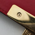Padlock Red×rose Leather 409487 F019246107パドロック レッド×ローズ レザー 409487 F019246107