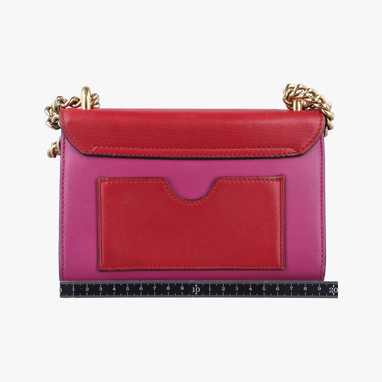 Padlock Red×rose Leather 409487 F019246107パドロック レッド×ローズ レザー 409487 F019246107
