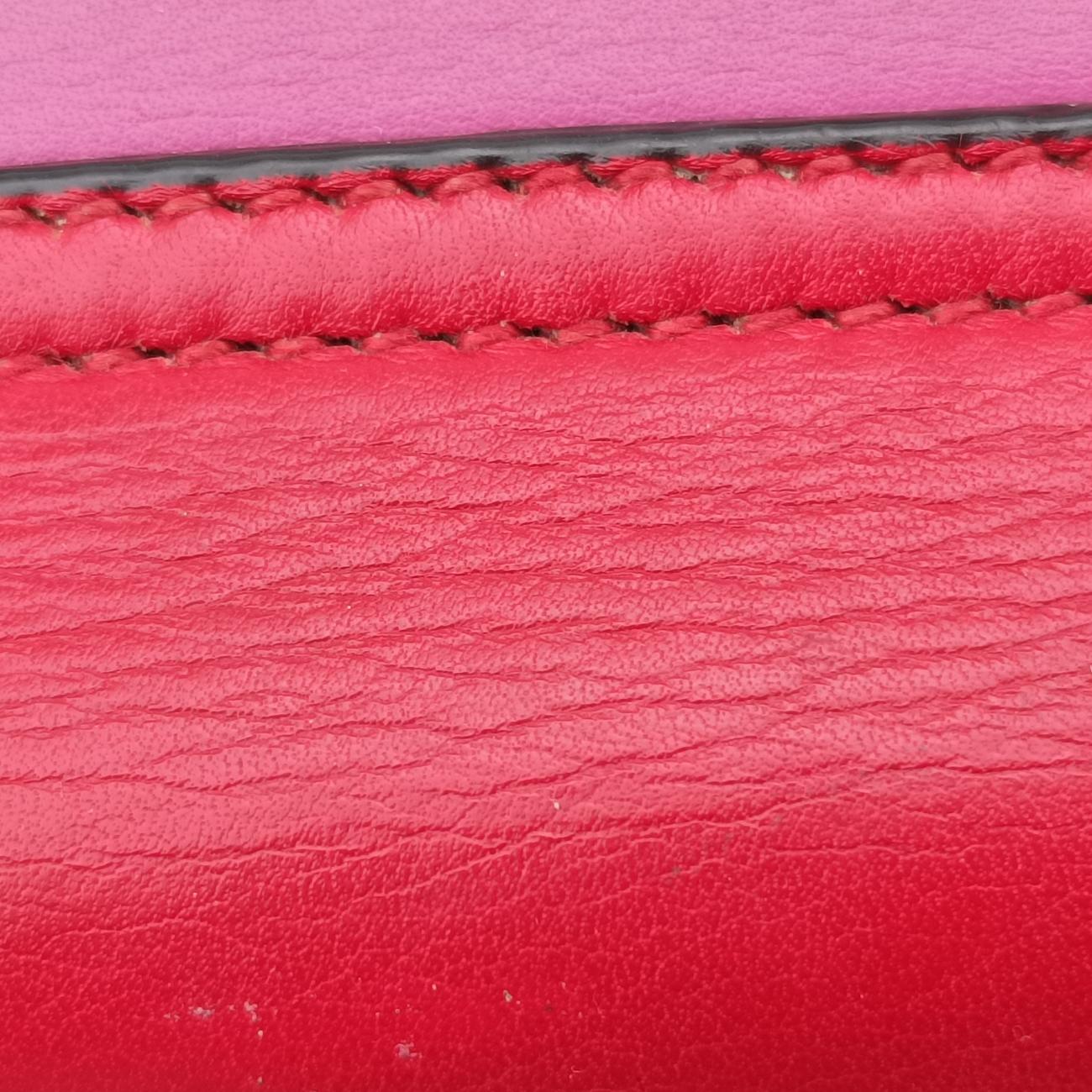 Padlock Red×rose Leather 409487 F019246107パドロック レッド×ローズ レザー 409487 F019246107