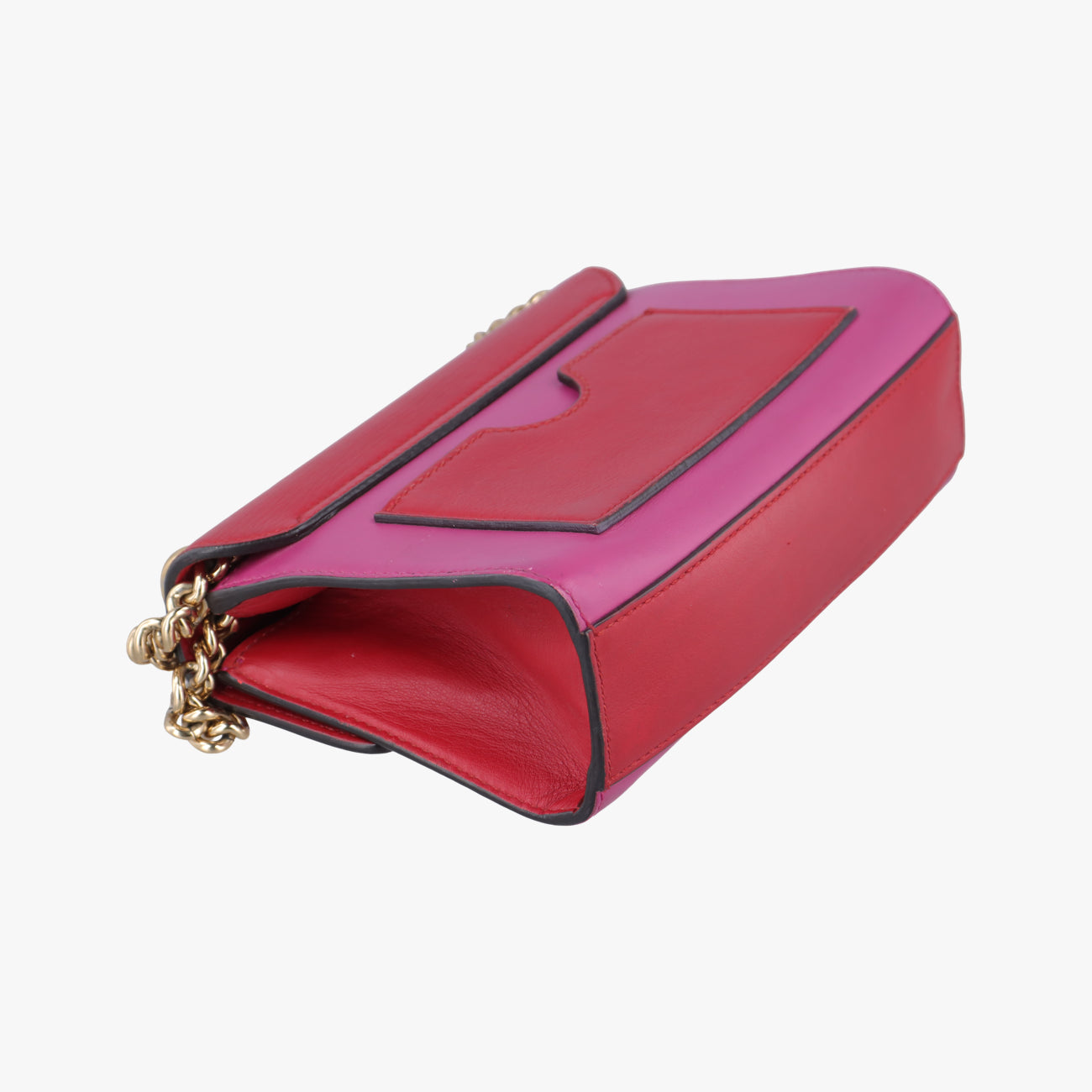 Padlock Red×rose Leather 409487 F019246107パドロック レッド×ローズ レザー 409487 F019246107