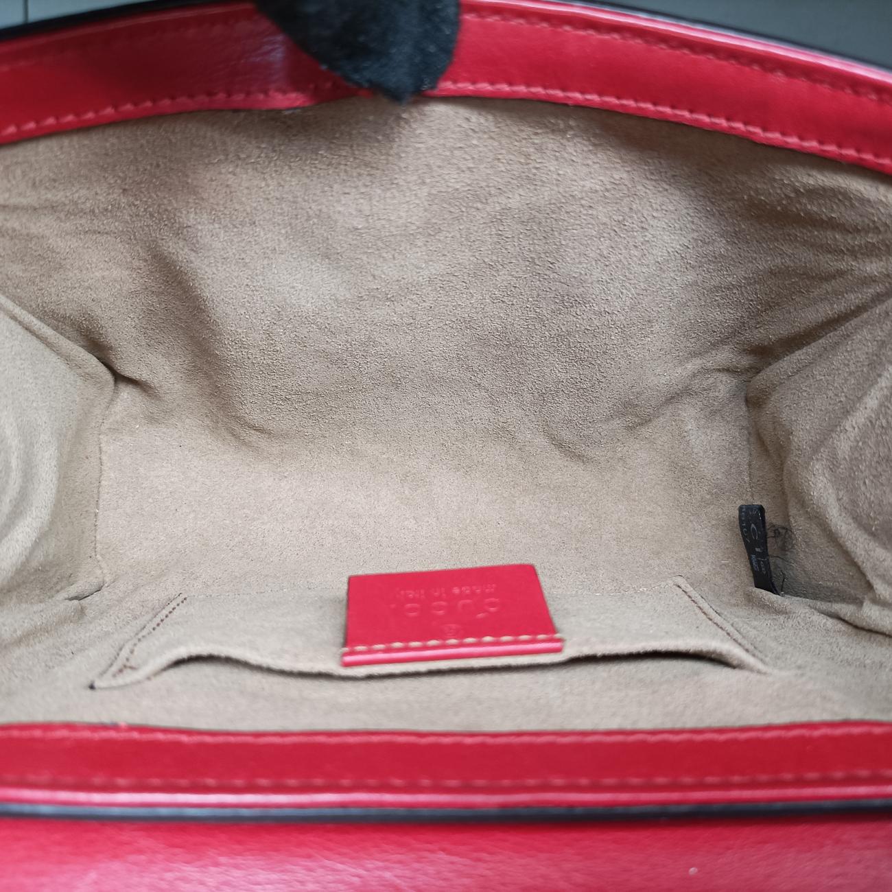 Padlock Red×rose Leather 409487 F019246107パドロック レッド×ローズ レザー 409487 F019246107