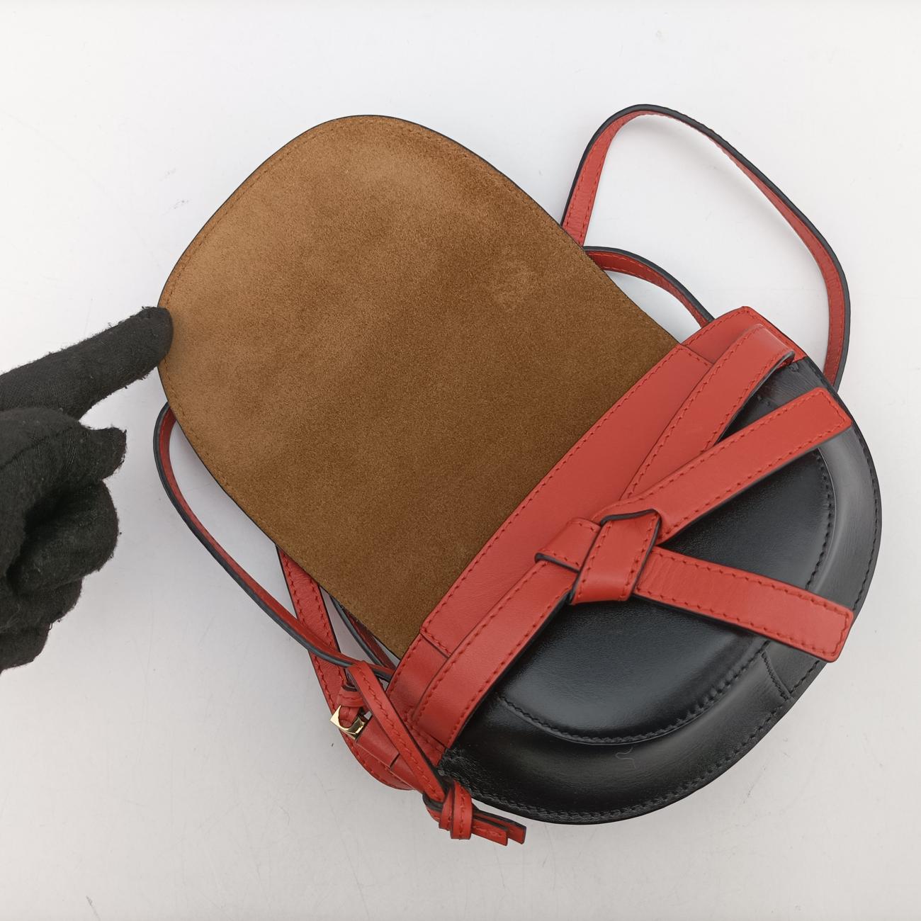 Gate Black×orange Leather  521926ゲート ブラック×オレンジ レザー  521926
