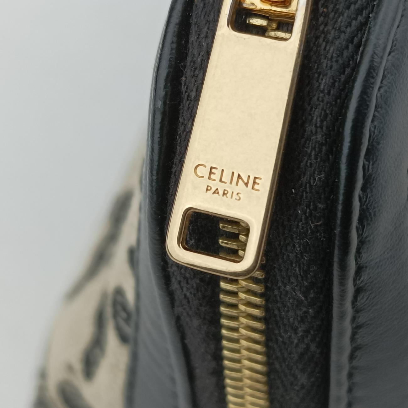 Triomphe White×Black Fabric × leather  S-SD-4271トリオンフ ホワイト×ブラック ファブリック×レザー  S-SD-4271