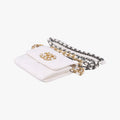 CHANEL 19 Flap Coin Purse White lambskin AP1787 30568493マトラッセ シャネル 19 フラップ コインパース ホワイト ラムスキン AP1787 30568493