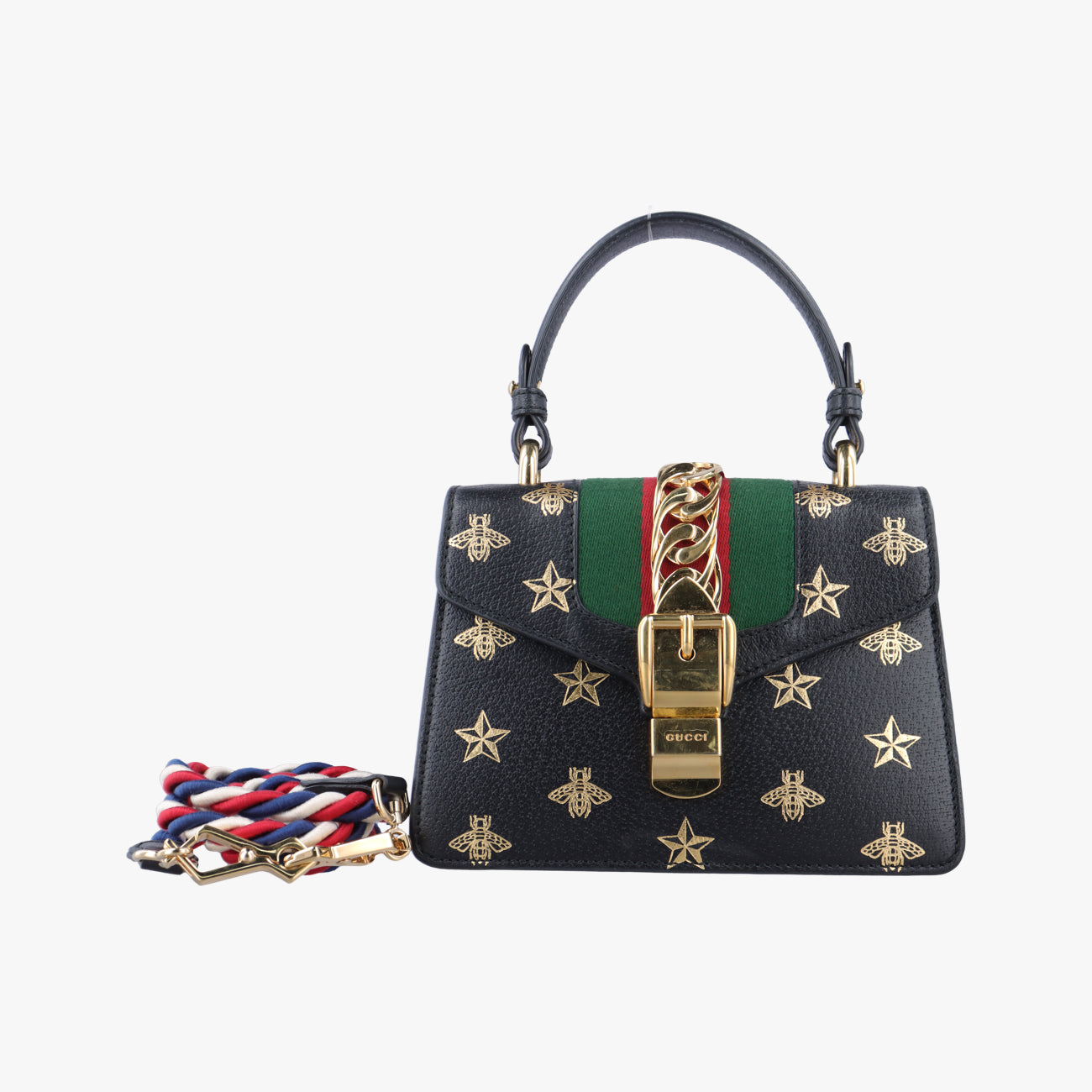 Sylvie Black Leather 470270 D028862891シルヴィ ブラック レザー 470270 D028862891