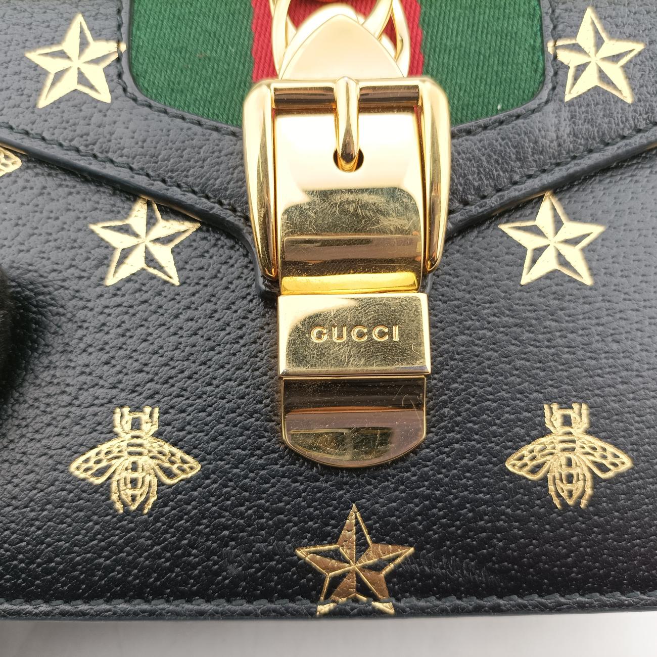 Sylvie Black Leather 470270 D028862891シルヴィ ブラック レザー 470270 D028862891