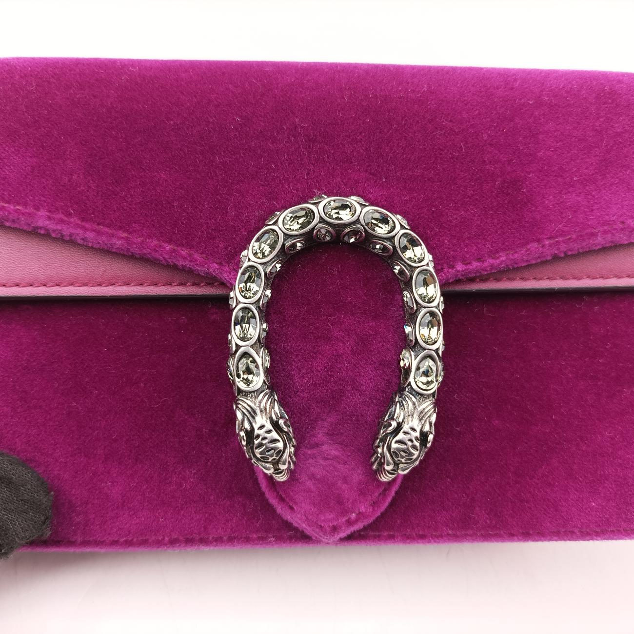 Dionysus Purple velour×Leather 476432ディオニュソス パープル ベロア×レザー 476432