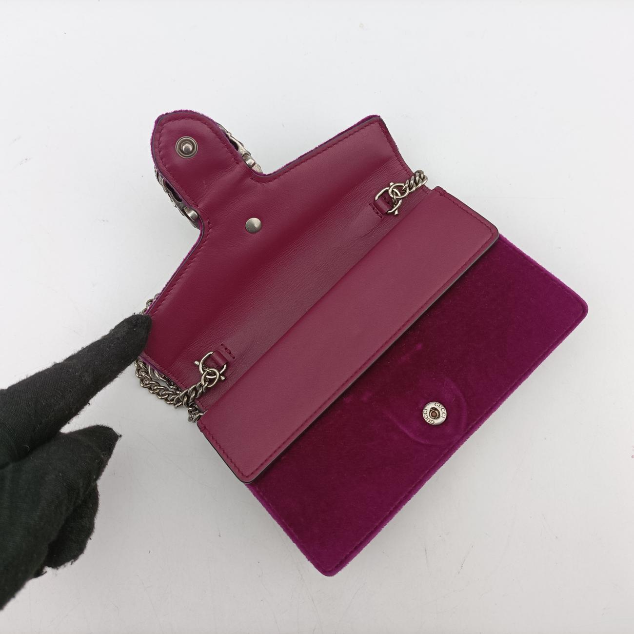Dionysus Purple velour×Leather 476432ディオニュソス パープル ベロア×レザー 476432