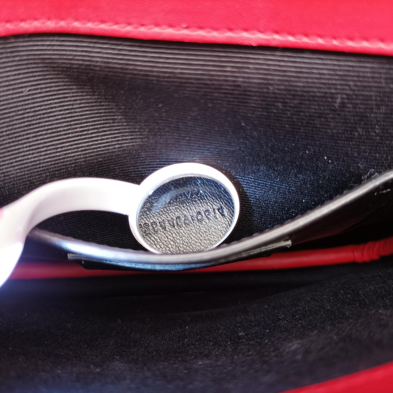 MONOGRAM envelope Red Leather 364489 ARS364489.0914モノグラム エンヴェロップ レッド レザー 364489 ARS364489.0914