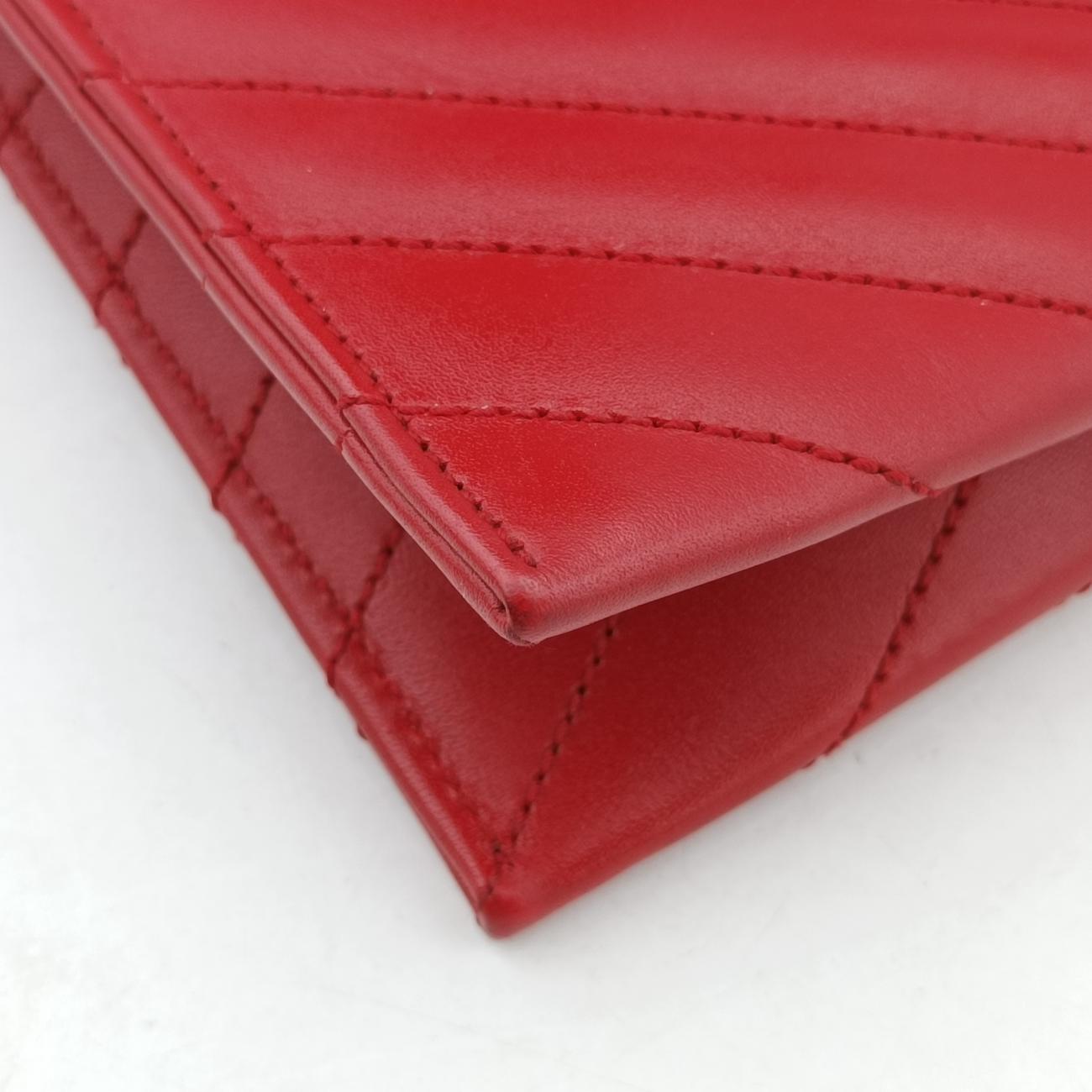 MONOGRAM envelope Red Leather 364489 ARS364489.0914モノグラム エンヴェロップ レッド レザー 364489 ARS364489.0914