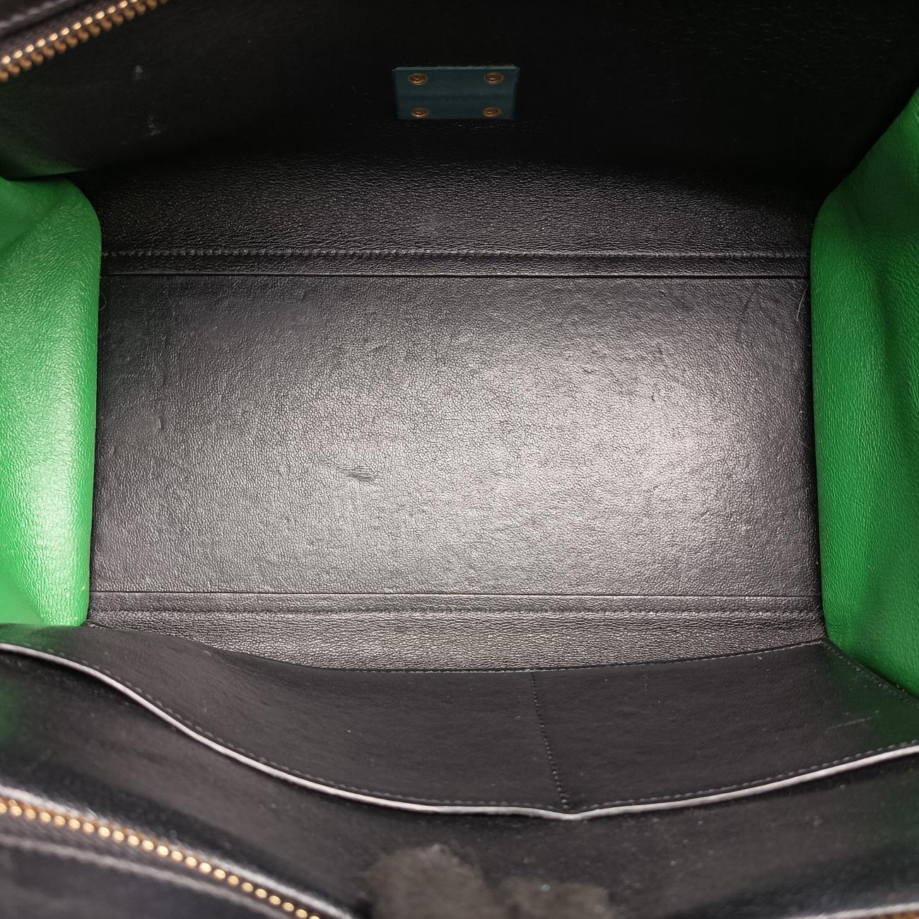 Trapeze Black x Green×Navy Leather x suede  U-PA-0114トラペーズスモール ブラック×グリーン×ネイビー レザー×スエード  U-PA-0114