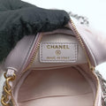 CHANEL 19 Round Pink Leather × wool AP0945 30235655シャネル19ラウンド ピンク レザー×ウール AP0945 30235655